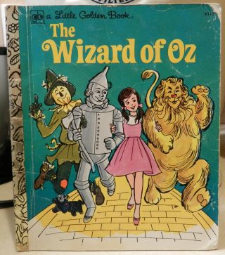 The Wizard Of Oz - Little Golden Book - 1976 - Rare