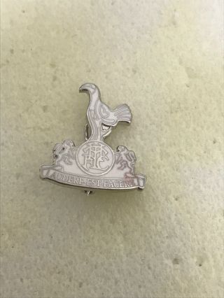 Very Rare Tottenham Spurs Supporter Enamel Badge - Smart Unusual Crest Design 2