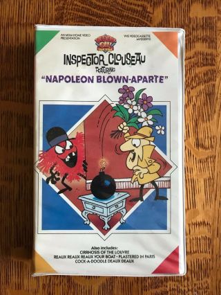 Inspector Clouseau Napoleon Blown - Aparte Vhs Viddy - Oh For Kids Rare