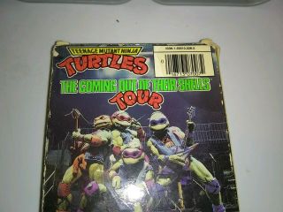 Teenage Mutant Ninja Turtles - The Coming Out Of Their Shells Tour VHS 1990 Rare 3