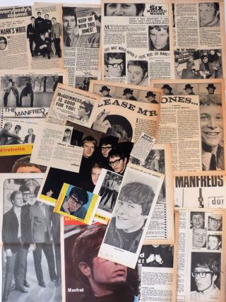 Manfred Mann: Pictures,  Clippings & Rare Articles From Several 60 