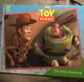 Disney Toy Story The Movie Storybook Hardcover 1996 Rare - Hasbro