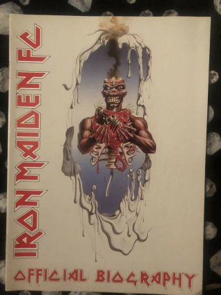 Iron Maiden Fan Mag Biography Mag 1988 Rare