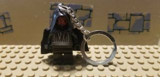 Lego Star Wars Darth Maul Minifigure Keychain W/ Hood And Cloak Rare