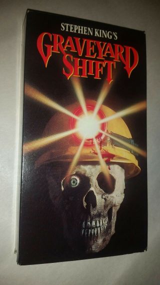 Graveyard Shift - Vhs Horror - Rare Oop Htf Cult Slasher Stephen King