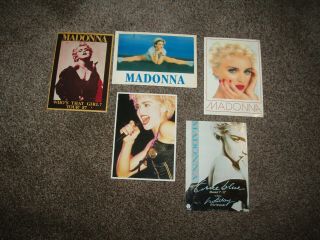 Madonna - 5 Postcards From 80s - True Blue / Who 