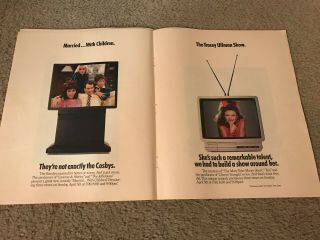 Rare 1987 Fox Tv Show Print Ad Married With Children 21 Jump Street Tracy Ullman