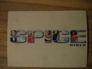 Spice Girls - Wannabe - Promo Postcard With Sticker - Rare