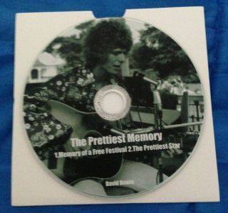 David Bowie Rare Cd The Prettiest Memory - 2 Tracks - One With Marc Bolan Of T Rex