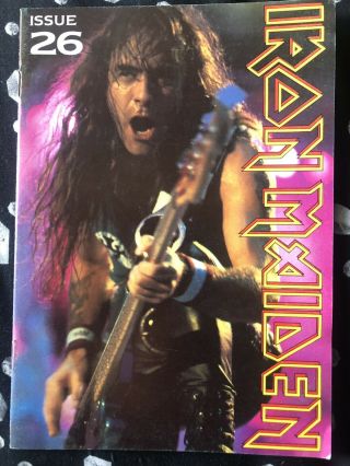 Iron Maiden Fan Mag No.  26 Rare