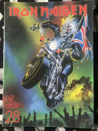 Iron Maiden Fan Mag No.  28 Rare