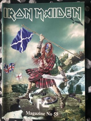 Iron Maiden Fan Mag No.  55 Rare