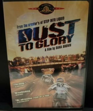 Dust To Glory (dvd,  2005) Mgm Baja Off - Road Racing Documentary Film Rare & Oop