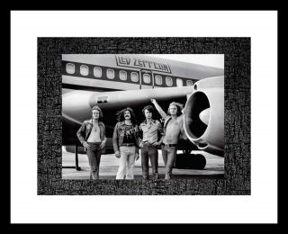 Led Zeppelin 8x10 Photo Picture Print Airplane Rare Rock Band Robert Plant Music