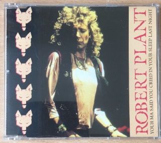Robert Plant - Your Ma Said You Cried In Your Sleep Last Night - Rare Cd Single