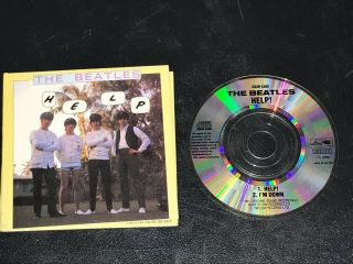 The Beatles " Help " 3 Inch Cd Single 2 Song Gatefold Rare / Uk Cd3r 5305 Import