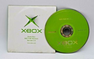 Rare Xbox Kiosk Demo Discs Not For Resale Microsoft Version 2.  3