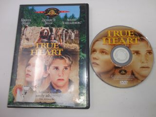 True Heart (dvd,  2005) Rare Oop Kirsten Dunst,  Zachary Ty Bryan,  1997 Region 1