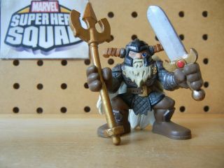 Marvel Hero Squad Rare Odin From Avengers Wave 1: Thor Asgardian Smash