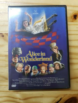 Alice In Wonderland (dvd,  1999) Hallmark - Rare