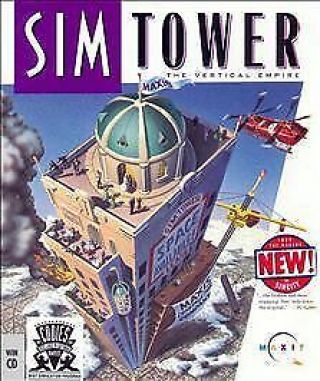 Pc Cd - Rom Game Sim Tower Classic 1995 Rare The Vertical Empire Maxis