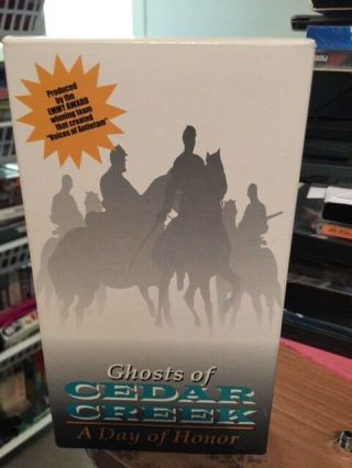 Ghosts Of Cedar Creek: A Day Of Honor Vhs Rare Civil War Middletown Virginia