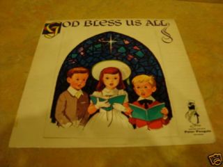 God Bless Us All Peter Penguin Vinyl Lp Record Album Rare Vintage