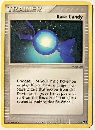 Rare Candy 7/17 Pop 5 Pokemon Card Rare Hp