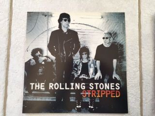 Rolling Stones Promo Poster 1995 Album Art Poster Flat Rare Mick Jagger