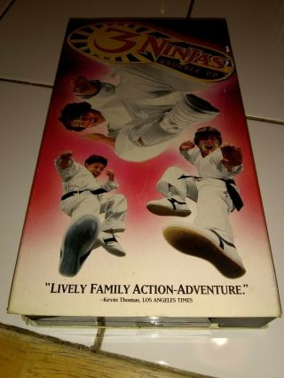 3 Ninjas Knuckle Up (vhs) Victor Wong,  Charles Napier.  Rare.  Action.