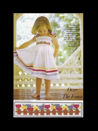 rare vintage 23 Australian Smocking & embroidery sewing patterns mag 3