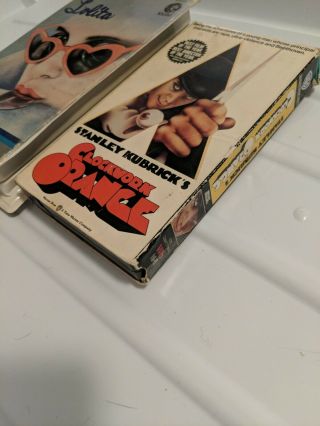 Kubrick VHS RARE Lolita Big Box MGM A Clockwork Orange 1983 1991 3