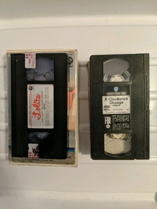 Kubrick VHS RARE Lolita Big Box MGM A Clockwork Orange 1983 1991 5