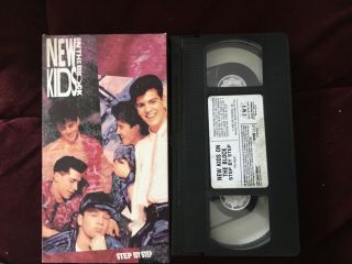 Rare Nkotb Kids On The Block Step By Step Music Video Vhs 1990 90s