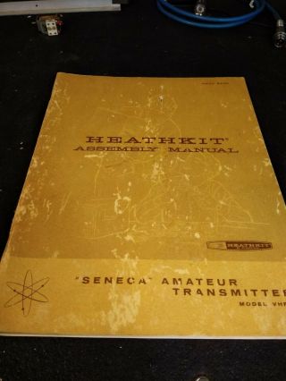 Vintage Rare Heathkit Seneca Vhf - 1 Manuals