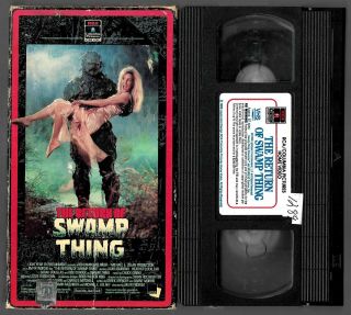 The Return of Swamp Thing (VHS) RARE&HTF HEATHER LOCKLEAR GOOD COND,  FREESHIPPING 3