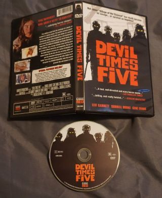 Devil Times Five (dvd,  2008) Rare Oop Code Red Horror B - Movie Gore