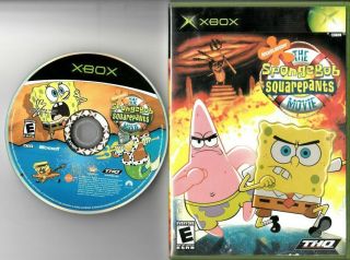 The Spongebob Squarepants Movie (microsoft Xbox,  2004) Rare