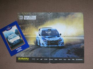 Rare Subaru Stuff - Brochure/poster Mcrae.