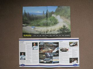 RARE Subaru stuff - brochure/poster McRae. 2