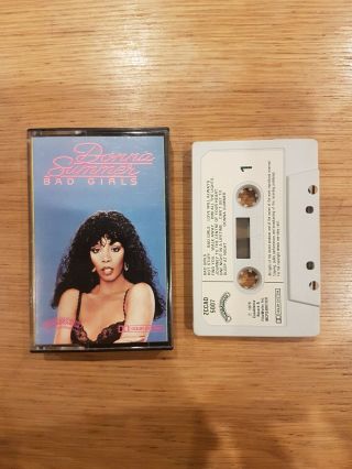 Donna Summer - Bad Girls Cassette Rare