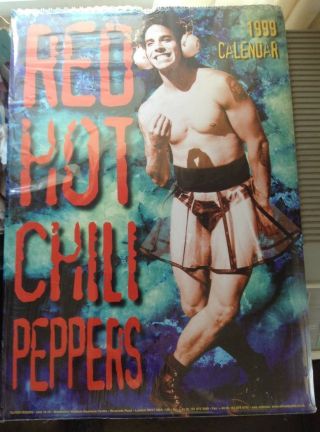 Red Hot Chili Peppers 1999 Calendar,  London 12 By 18 Inches Rare