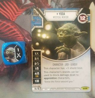 Yoda - Mystical Mentor 58 Rare Star Wars Destiny Spark Of Hope Fast