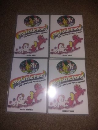 My Little Pony - The Complete First Season (DVD,  2004,  4 - Disc Set) rare oop 2