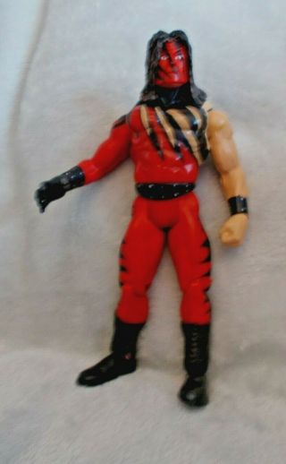 Rare Wwe / Tna / Wcw / Wwf - 1999 Titan Tron Masked Kane - 6.  5 " Wrestling Figure