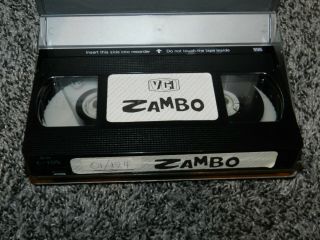 RARE HORROR VHS ZAMBO KING of THE JUNGLE VIDEO CITY INTL.  GREEK ISSUE MOVIE 4