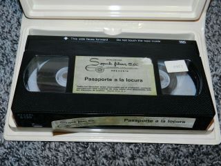 RARE VHS HORROR PASAPORTE A LA LOCURA JACK NICHOLSON SEPAK FILMS SPANISH ISSUE 4