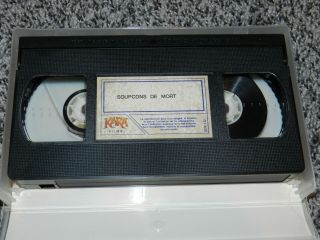 RARE HORROR VHS MOVIE SOUPCONS DE MORT RIA DE SIMONE KARA FILM FRANCE 3