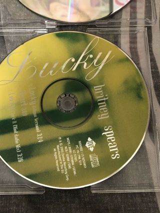 Britney Spears Cd Singles Oops & Lucky 2000 RARE 4