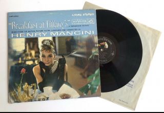 Henry Mancini Breakfast At Tiffanys Vinyl Lp - Rare Living Stereo Us Pressing Vtg